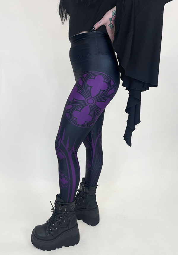 Cathedral [Purple] | LEGGINGS