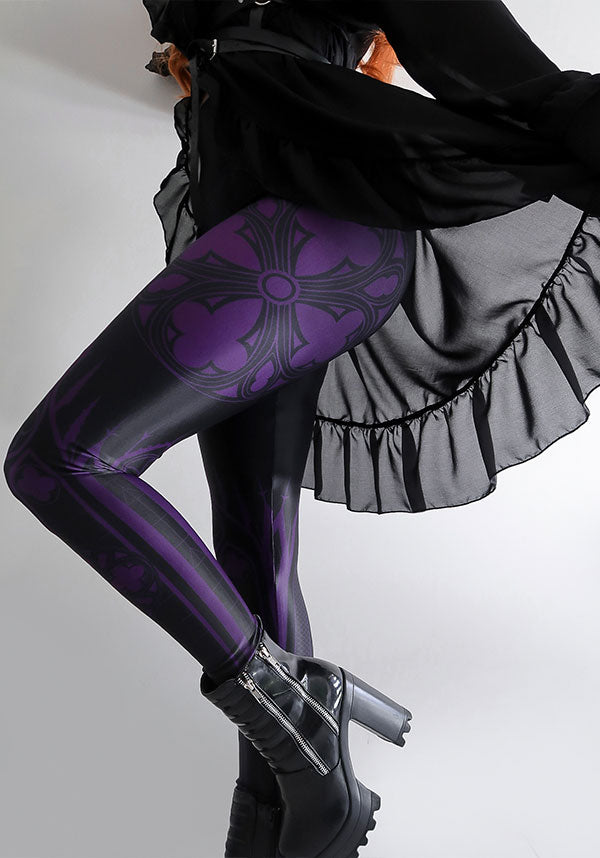 Cathedral [Purple] | LEGGINGS