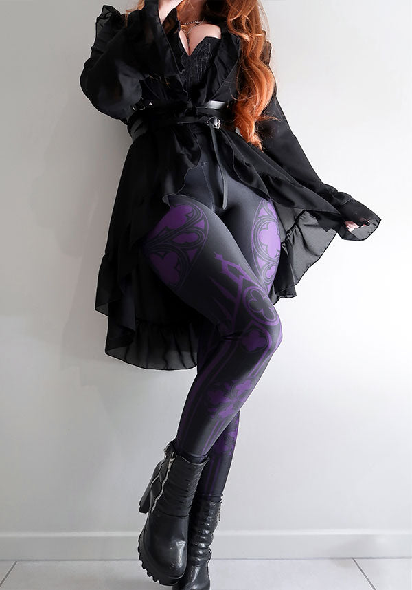Cathedral [Purple] | LEGGINGS
