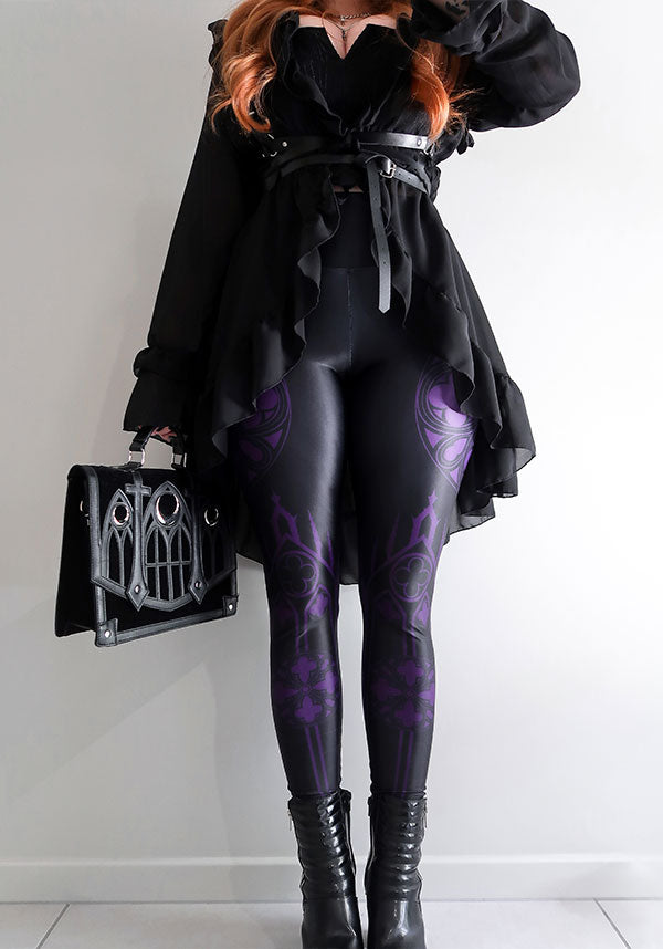 Cathedral [Purple] | LEGGINGS