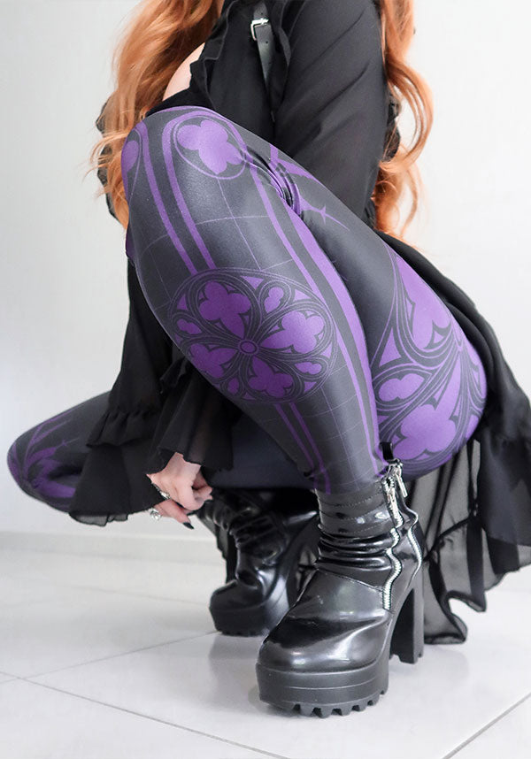 Cathedral [Purple] | LEGGINGS
