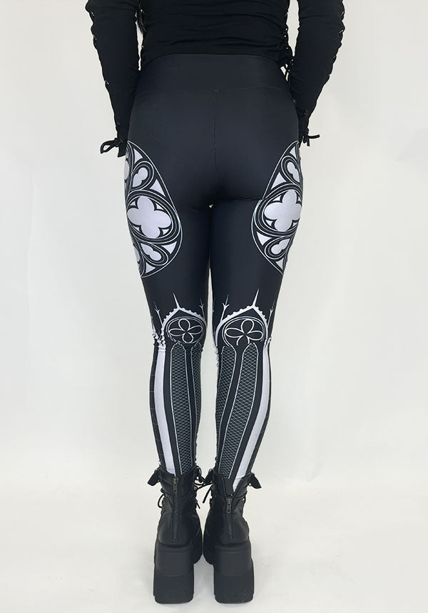 Cathedral [White] | LEGGINGS