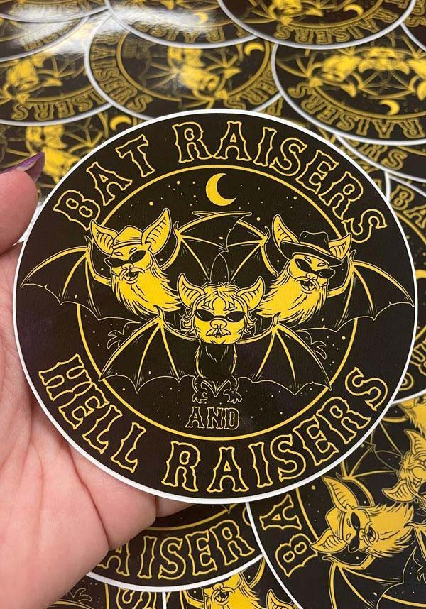 Bat Raisers & Hell Raisers | STONEDEAF CHARITY STICKER