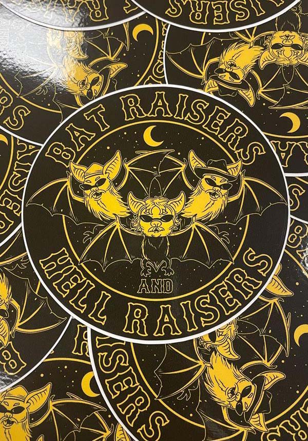 Bat Raisers &amp; Hell Raisers | STONEDEAF CHARITY STICKER