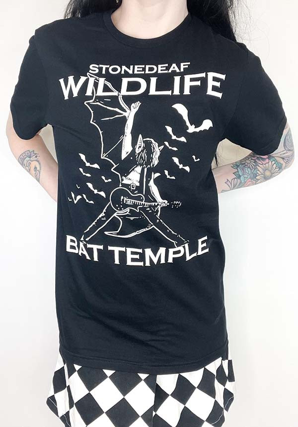 Bat Temple | STONEDEAF CHARITY T-SHIRT