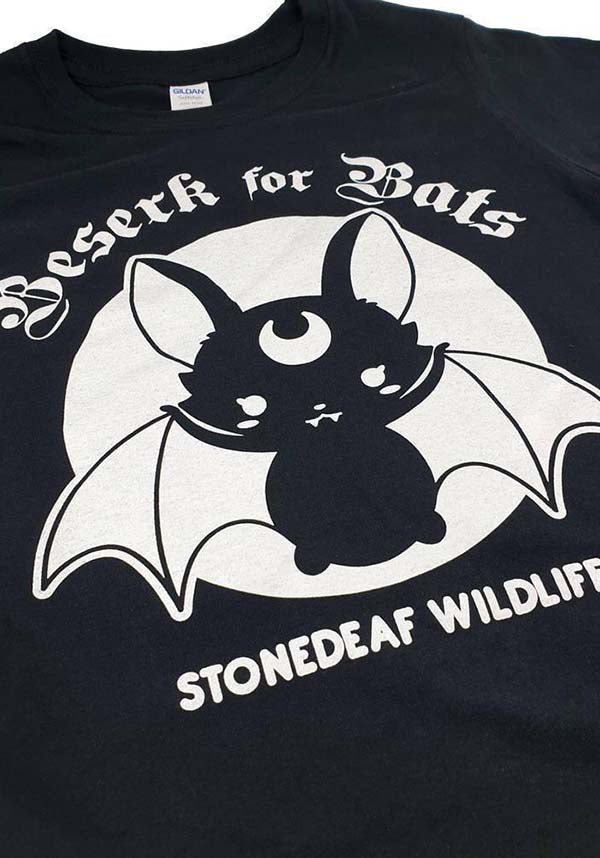 Beserk for Bats | STONEDEAF CHARITY FITTED T-SHIRT