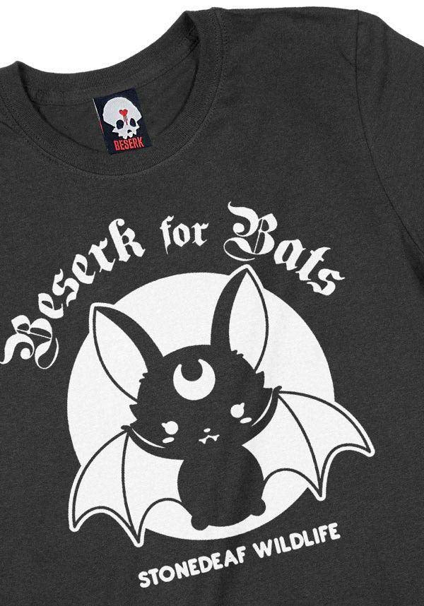 Beserk for Bats | STONEDEAF CHARITY T-SHIRT