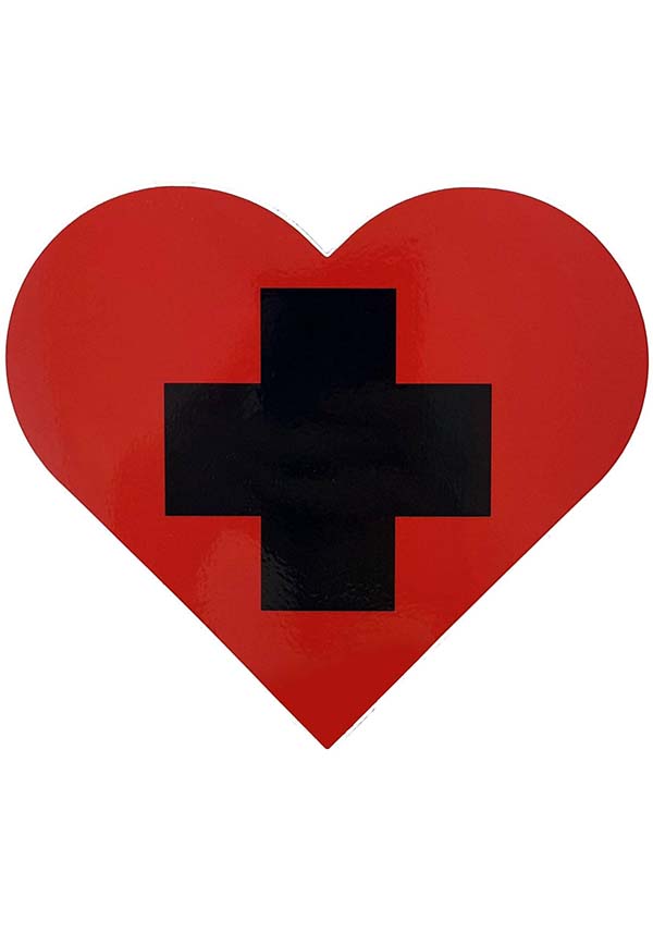 Beserk Heart | LARGE VINYL STICKER*