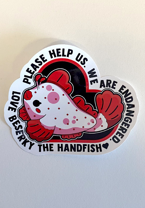 Beserky The Handfish [Charity] | VINYL STICKER