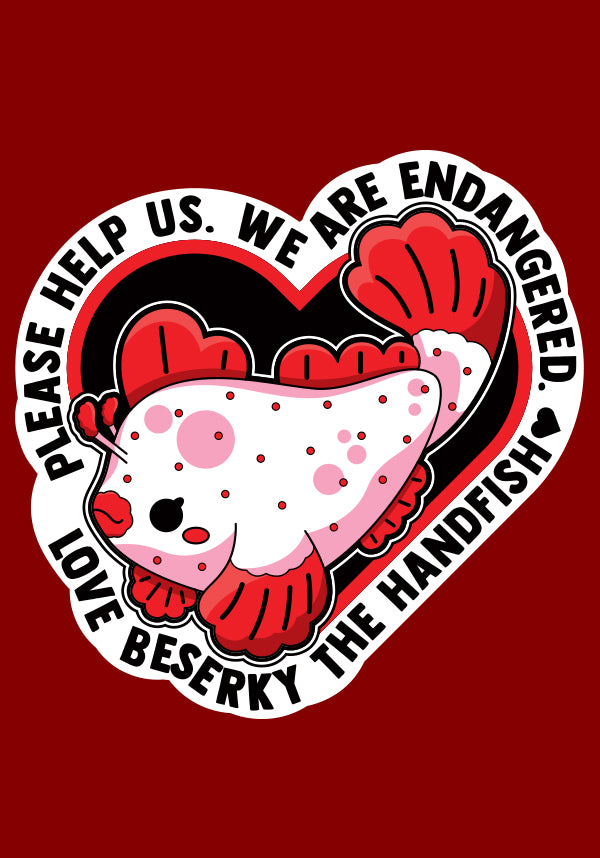 Beserky The Handfish [Charity] | VINYL STICKER
