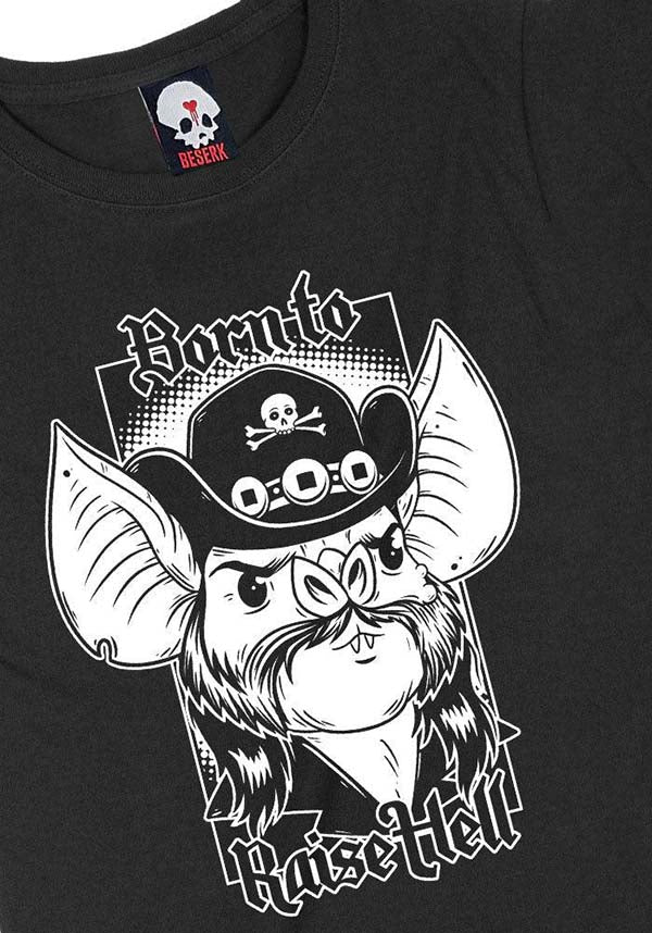 Born To Raise Hell | STONEDEAF CHARITY FITTED T-SHIRT**