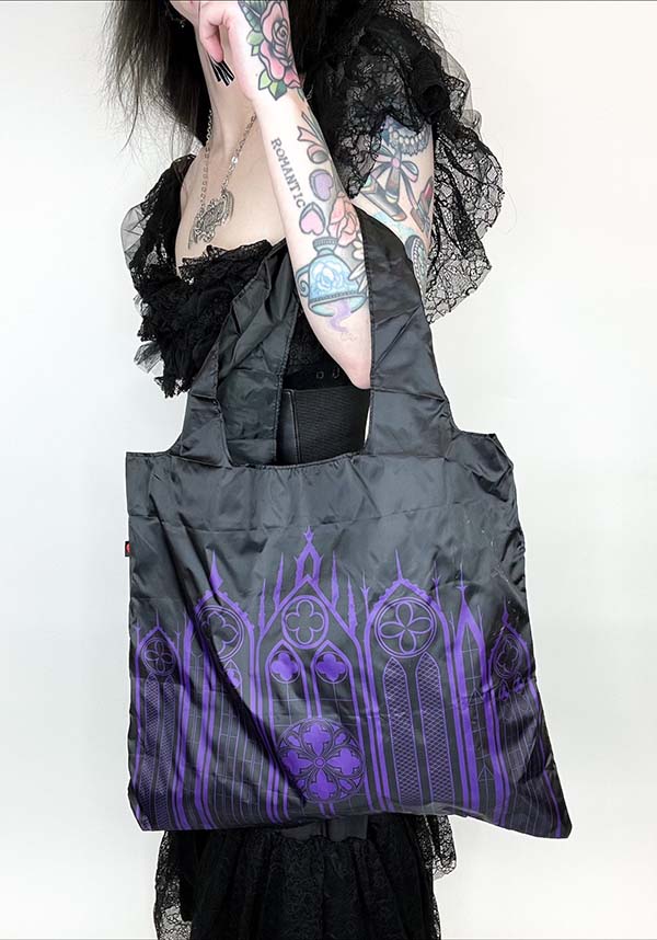 Beserk Clothing - Cathedral (Purple) Reusable Tote Bag - Buy Online ...