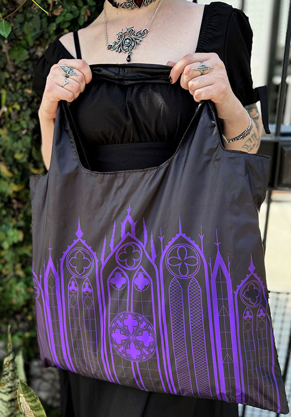 Cathedral [Purple] | REUSABLE TOTE BAG