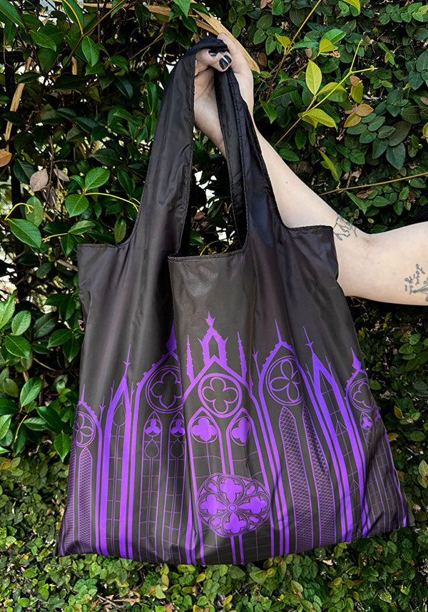 Cathedral [Purple] | REUSABLE TOTE BAG