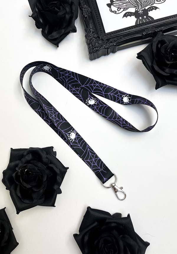 Spiderweb [Purple] | LANYARD