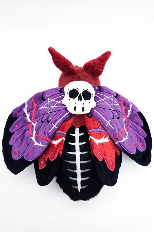 Death's Head Hawkmoth [Red/Purple] | PLUSH