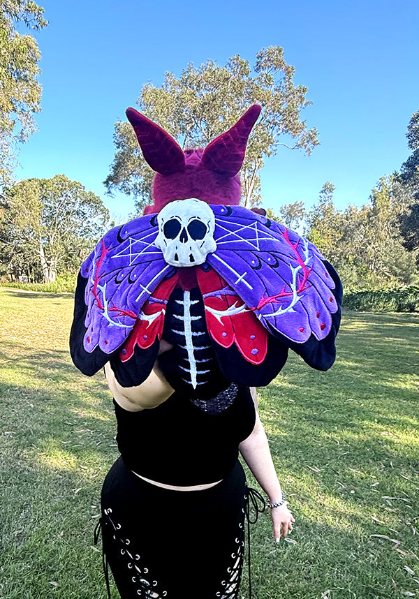 Death's Head Hawkmoth [Red/Purple] | PLUSH