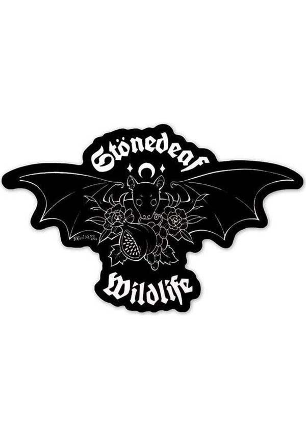 Fruit Friends [Black] | STONEDEAF CHARITY STICKER