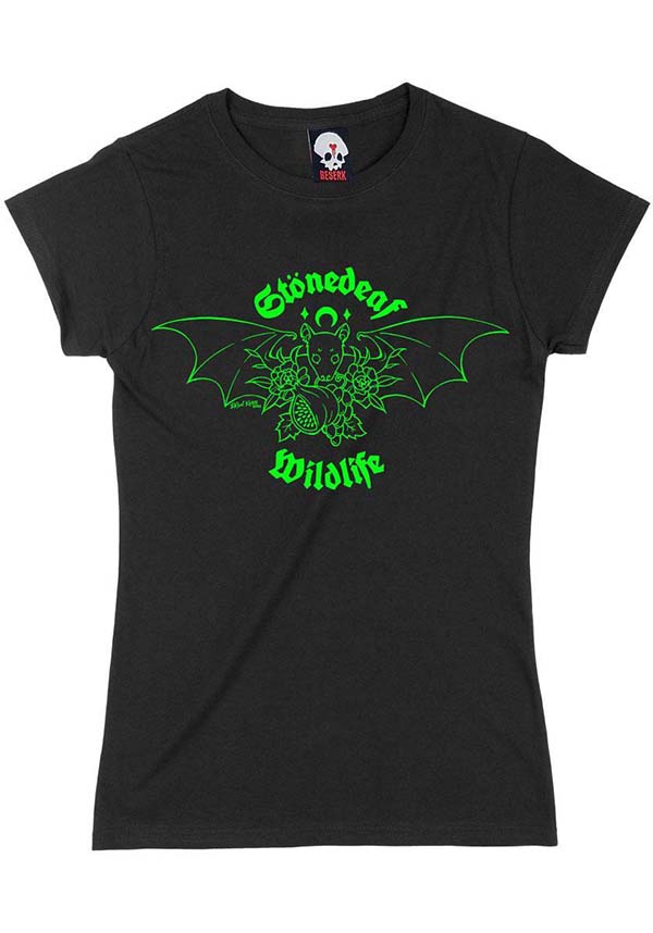 Fruit Friends [Green] | STONEDEAF CHARITY FITTED T-SHIRT**