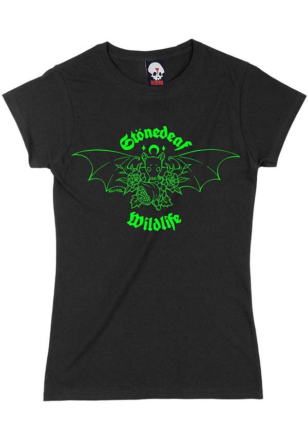 Fruit Friends [Green] | STONEDEAF CHARITY FITTED T-SHIRT