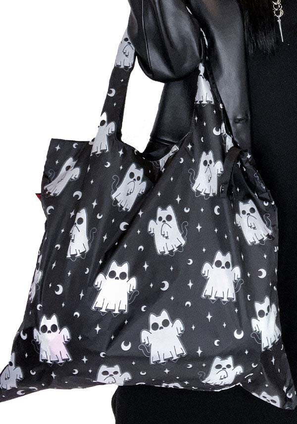 Beserk Clothing - Ghostly Kitties Reusable Tote Bag - Buy Online Australia