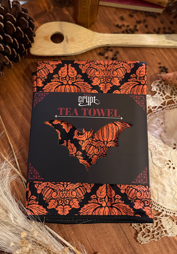 Haunted Harvest [Orange] | TEA TOWEL