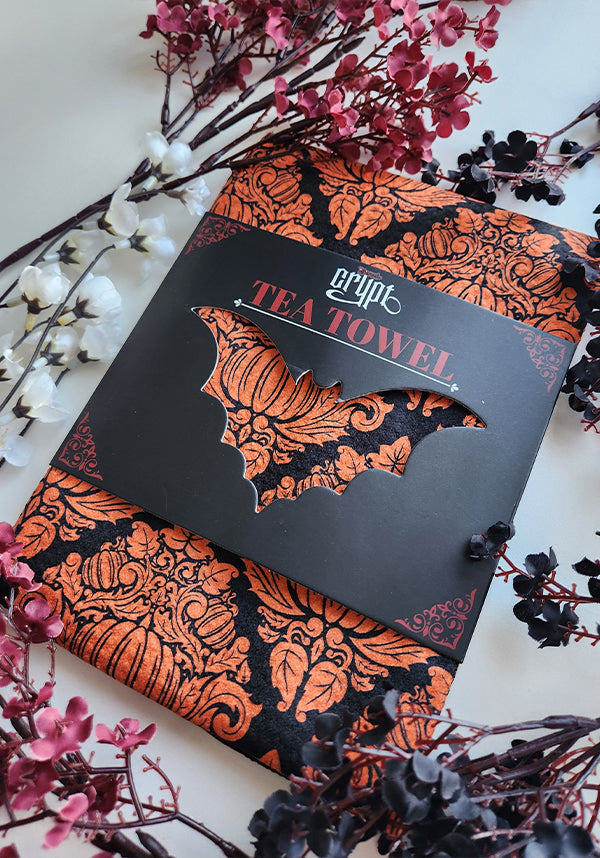 Haunted Harvest [Orange] | TEA TOWEL