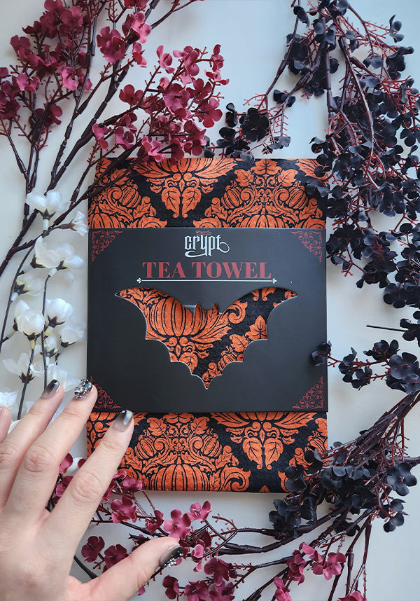 Haunted Harvest [Orange] | TEA TOWEL