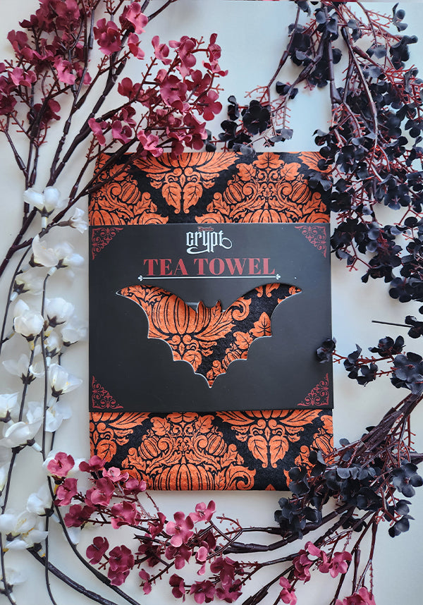 Haunted Harvest [Orange] | TEA TOWEL