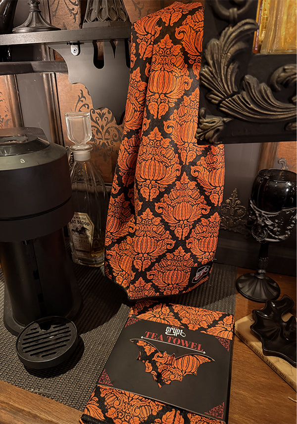 Haunted Harvest [Orange] | TEA TOWEL
