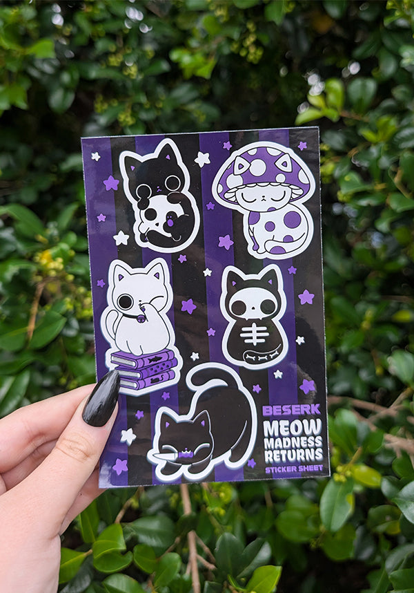 Meow Madness Returns | STICKER SHEET