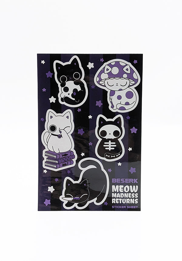 Meow Madness Returns | STICKER SHEET
