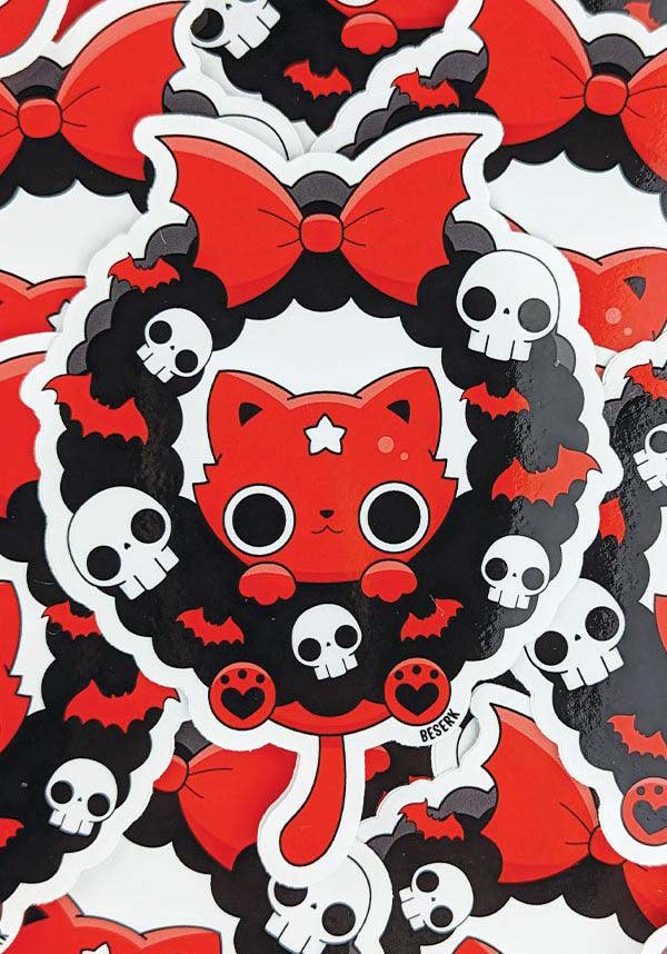 Meowy Catmas [Red] | VINYL STICKER