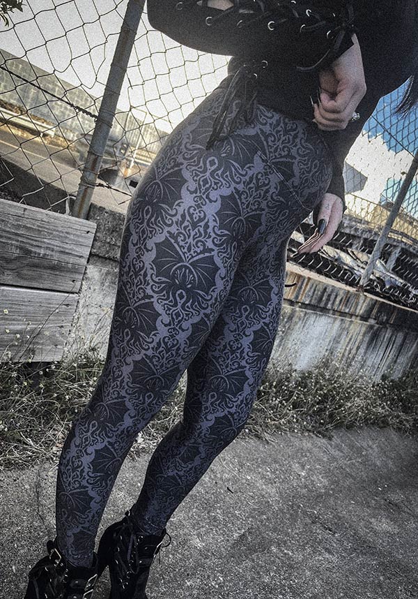 Cthulhu Damask | LEGGINGS
