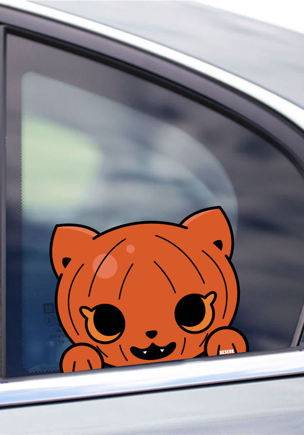 Jack-O-Kitty | PEEKER STICKER*
