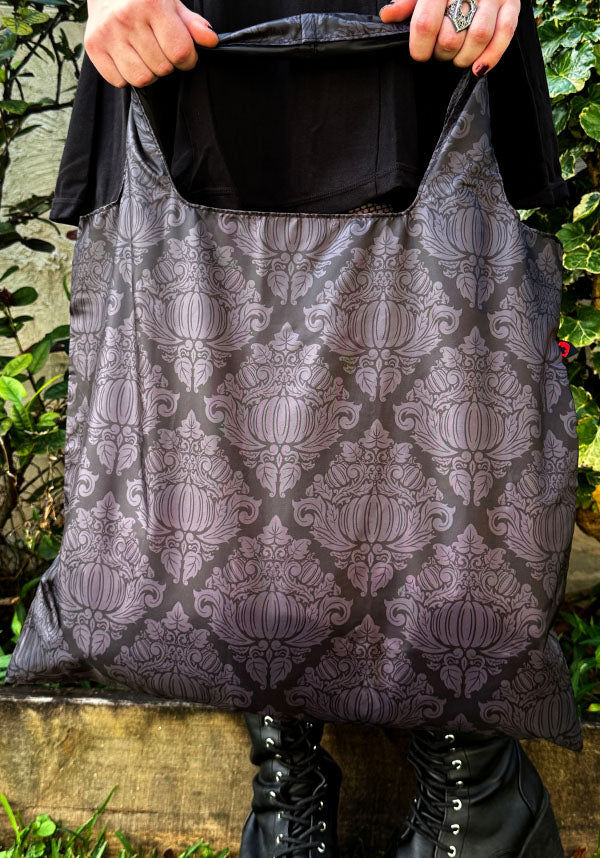 Haunted Harvest [Grey] | REUSABLE TOTE BAG