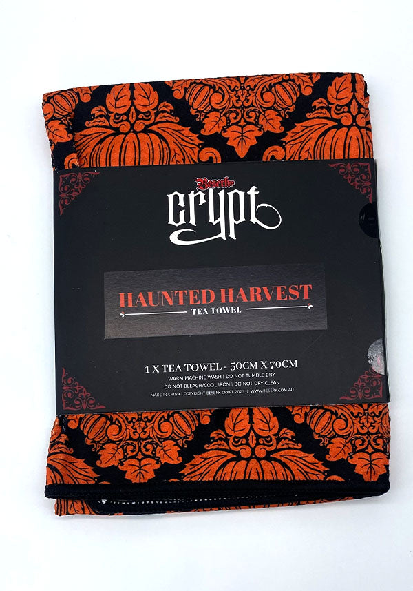 Haunted Harvest [Orange] | TEA TOWEL