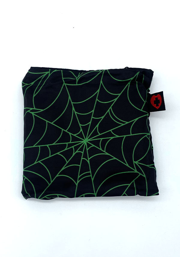 Webbed [Green] | REUSABLE TOTE BAG
