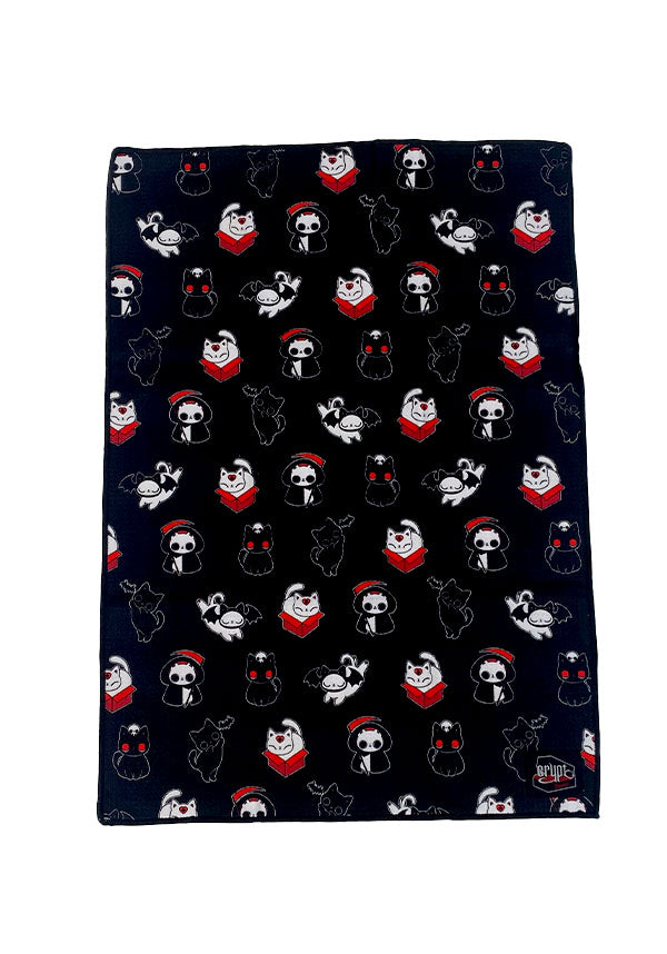 Meow Madness [Black] | TEA TOWEL