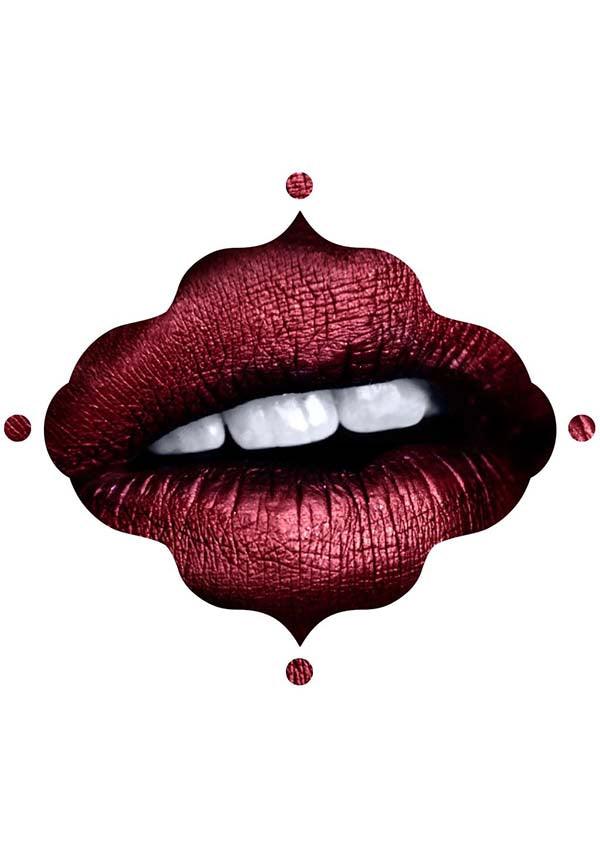 Armageddon [Black Metals] | LIQUID LIPSTICK^ - Beserk - all, black moon cosmetics, blackmooncosmetics, BMC210921, burgandy, burgundy, clickfrenzy15-2023, cosmetics, discountapp, exclusive, fp, goth, gothic, gothic cosmetics, halloween cosmetics, labelexclusive, labelvegan, lip, lips, lipstick, liquid lipstick, make up, makeup, metallic, nov21, pending, R071121, red, shimmer, vegan