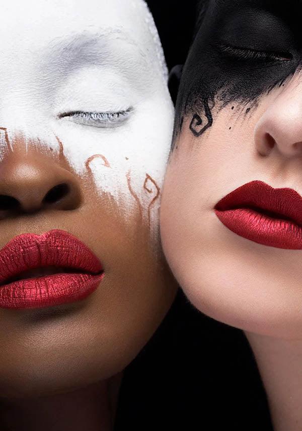 Deville [Metallic] | LIQUID LIPSTICK - Beserk - all, all ladies, BMCDE0110121-BES, bright red, clickfrenzy15-2023, colour:red, cosmetics, dec21, discountapp, exclusive, fp, goth, gothic, labelexclusive, labelvegan, ladies, lips, lipstick, liquid lipstick, make up, makeup, pin up, pinup, R091221, red, shimmer, vegan