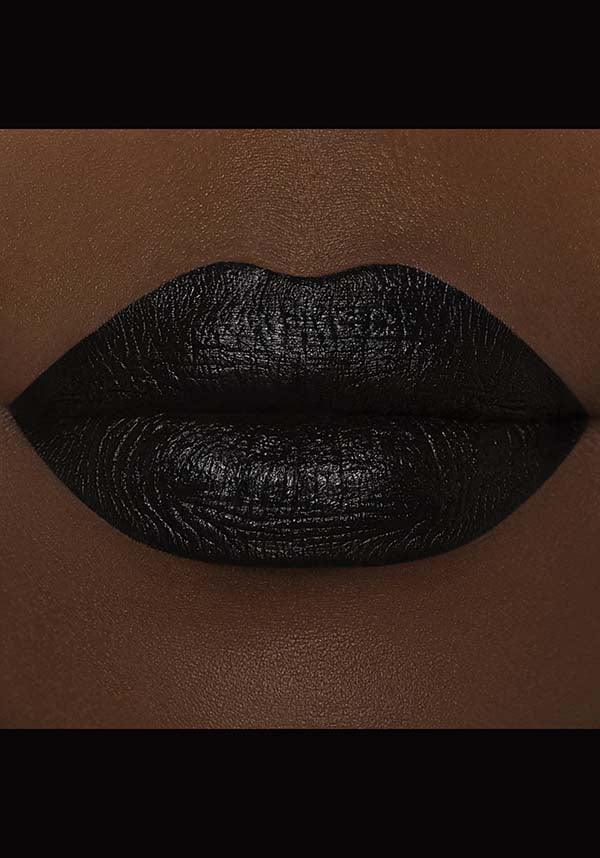 Omen | SINISTER SATIN LIPSTICK - Beserk - all, black, black moon cosmetics, blackmooncosmetics, BMC210921, clickfrenzy15-2023, cosmetics, discountapp, exclusive, featured, fp, goth, gothic, gothic cosmetics, halloween, halloween cosmetics, labelexclusive, labelvegan, lip, lips, lipstick, make up, makeup, nov21, R071121, vegan