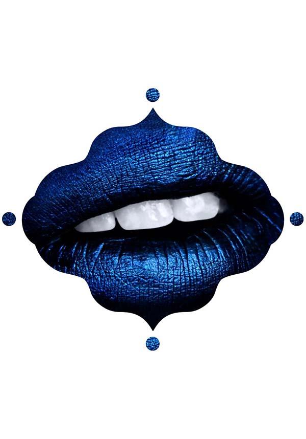 Sorrow [Black Metals] | LIQUID LIPSTICK - Beserk - all, all ladies, blue, BMCDE0110121-BES, clickfrenzy15-2023, colour:blue, cosmetics, dark blue, dec21, discountapp, exclusive, fp, goth, gothic, labelexclusive, labelvegan, ladies, lips, lipstick, liquid lipstick, make up, makeup, matte, metallic, R091221, shimmer, vegan