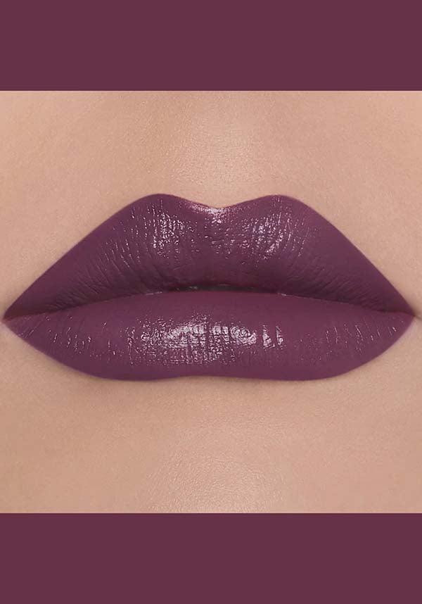 The Fog | SINISTER SATIN LIPSTICK - Beserk - all, black moon cosmetics, blackmooncosmetics, BMC210921, clickfrenzy15-2023, colour:purple, cosmetics, dark purple, discountapp, exclusive, fp, goth, gothic, gothic cosmetics, halloween, halloween cosmetics, labelexclusive, labelvegan, lip, lips, lipstick, make up, makeup, nov21, purple, R071121, vegan