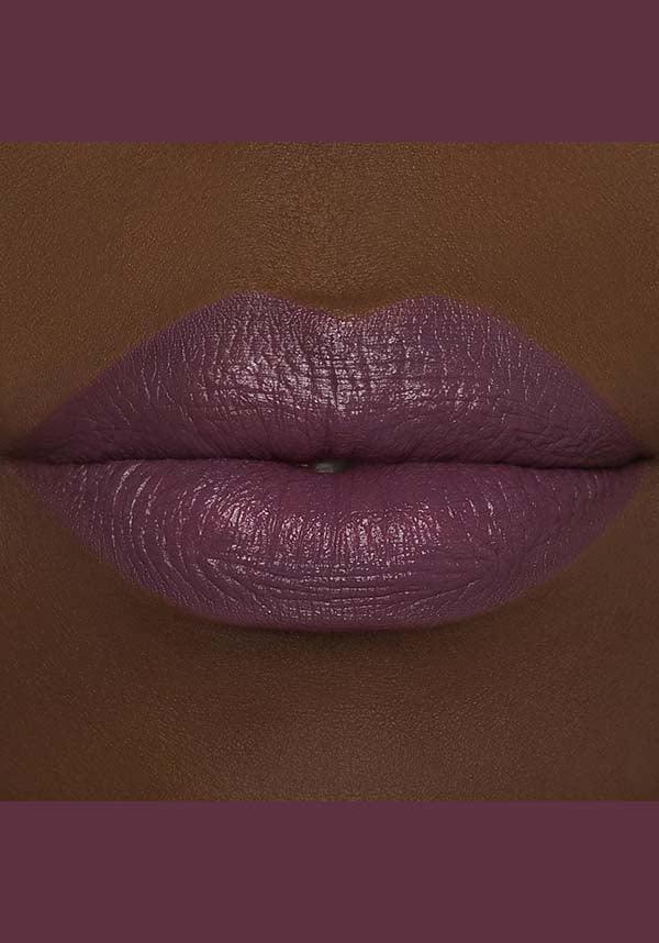 The Fog | SINISTER SATIN LIPSTICK - Beserk - all, black moon cosmetics, blackmooncosmetics, BMC210921, clickfrenzy15-2023, colour:purple, cosmetics, dark purple, discountapp, exclusive, fp, goth, gothic, gothic cosmetics, halloween, halloween cosmetics, labelexclusive, labelvegan, lip, lips, lipstick, make up, makeup, nov21, purple, R071121, vegan