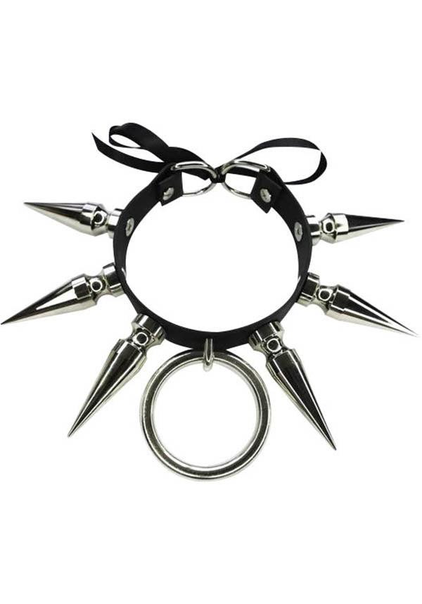 Jezebel | CHOKER - Beserk - accessories, all, all ladies, bdsm, black, chocker, choke, choker, clickfrenzy15-2023, discountapp, fetish, fp, goth, gothic, gothic accessories, jul21, kink, kinky, labelvegan, ladies, ladies accessories, men, mens accessories, o ring, oring, punk, R270721, sexy choker, spike, spiked, spikes, spikey, vegan