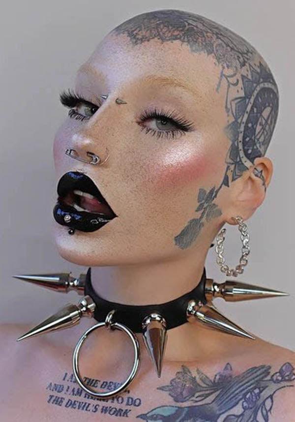 Jezebel | CHOKER - Beserk - accessories, all, all ladies, bdsm, black, chocker, choke, choker, clickfrenzy15-2023, discountapp, fetish, fp, goth, gothic, gothic accessories, jul21, kink, kinky, labelvegan, ladies, ladies accessories, men, mens accessories, o ring, oring, punk, R270721, sexy choker, spike, spiked, spikes, spikey, vegan