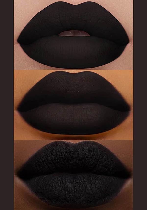 Black Velvet | VELVETINES LIQUID LIPSTICK - Beserk - all, black, clickfrenzy15-2023, Comiccon2020, cosmetics, discountapp, fetish, fp, goth, gothic, halloween, halloween makeup, labelvegan, lime crime, lime crime cosmetics, limecrimecore, lips, lipstick, liquid lipstick, make up, makeup, pastel goth, vegan