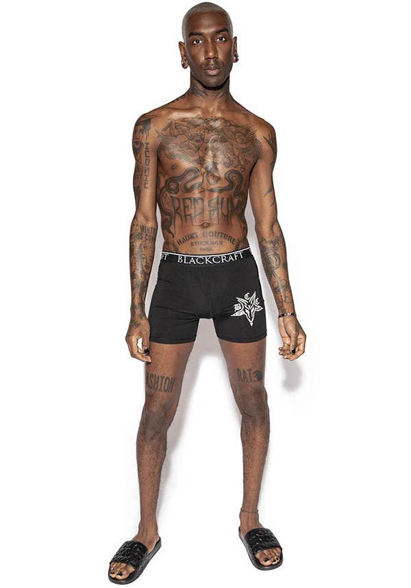 BCC Goat | BOXER BRIEFS - Beserk - all, apr22, BC350, black, blackcraft, boxers, clickfrenzy15-2023, clothing, discountapp, exclusive, fp, goth, gothic, labelexclusive, mens, mens clothing, mens gift, mens gifts, mens underwear and socks, mens valentines gifts, plus size, R030422, underwear