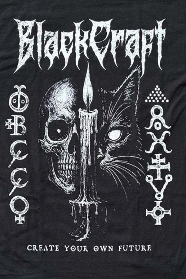 Blackcraft | Cat Skull Future T-SHIRT [PREORDER]